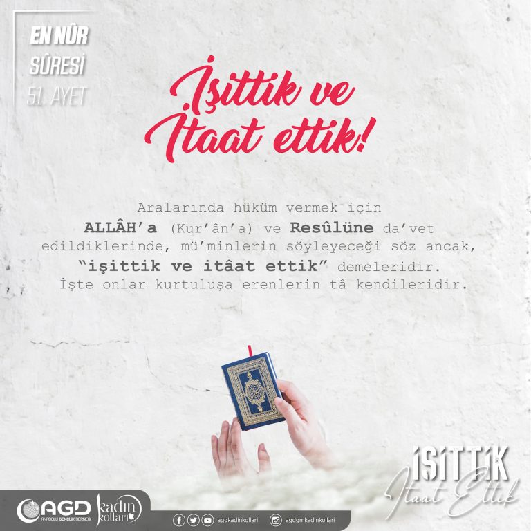 İşittik İtaat Ettik AGD Kadın Kolları